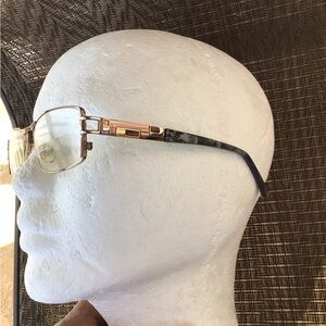 Splendor Gray Marble/Black/Gold Eyeglasses Frames